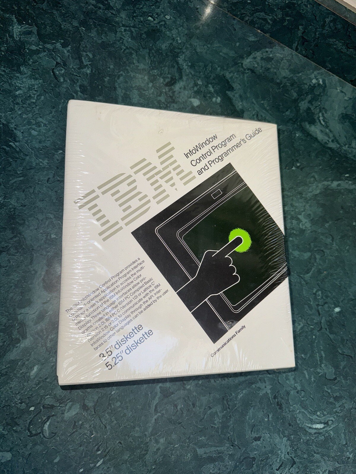 RARE Vintage IBM InfoWindow Control Program/Programmers Guide w/ Software SEALED