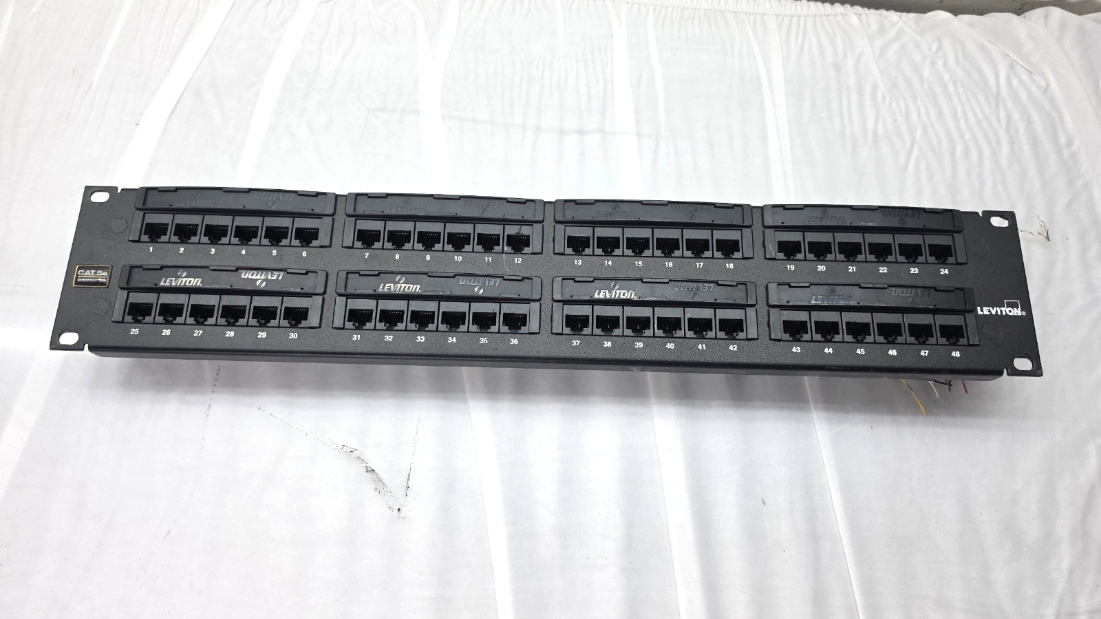 Panduit Data-Patch Cat5e Patch Panel T568B Wired 48-Ports  C31
