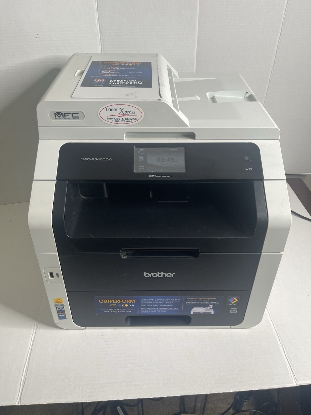 Brother MFC-9340CDW Digital Color All-in-One Wireless Duplex Printer