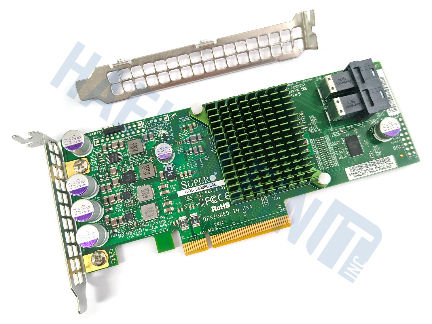 Supermicro AOC-S3008L-L8E SATA / SAS HBA Controller RAID 12Gbps PCIe x8 Avago