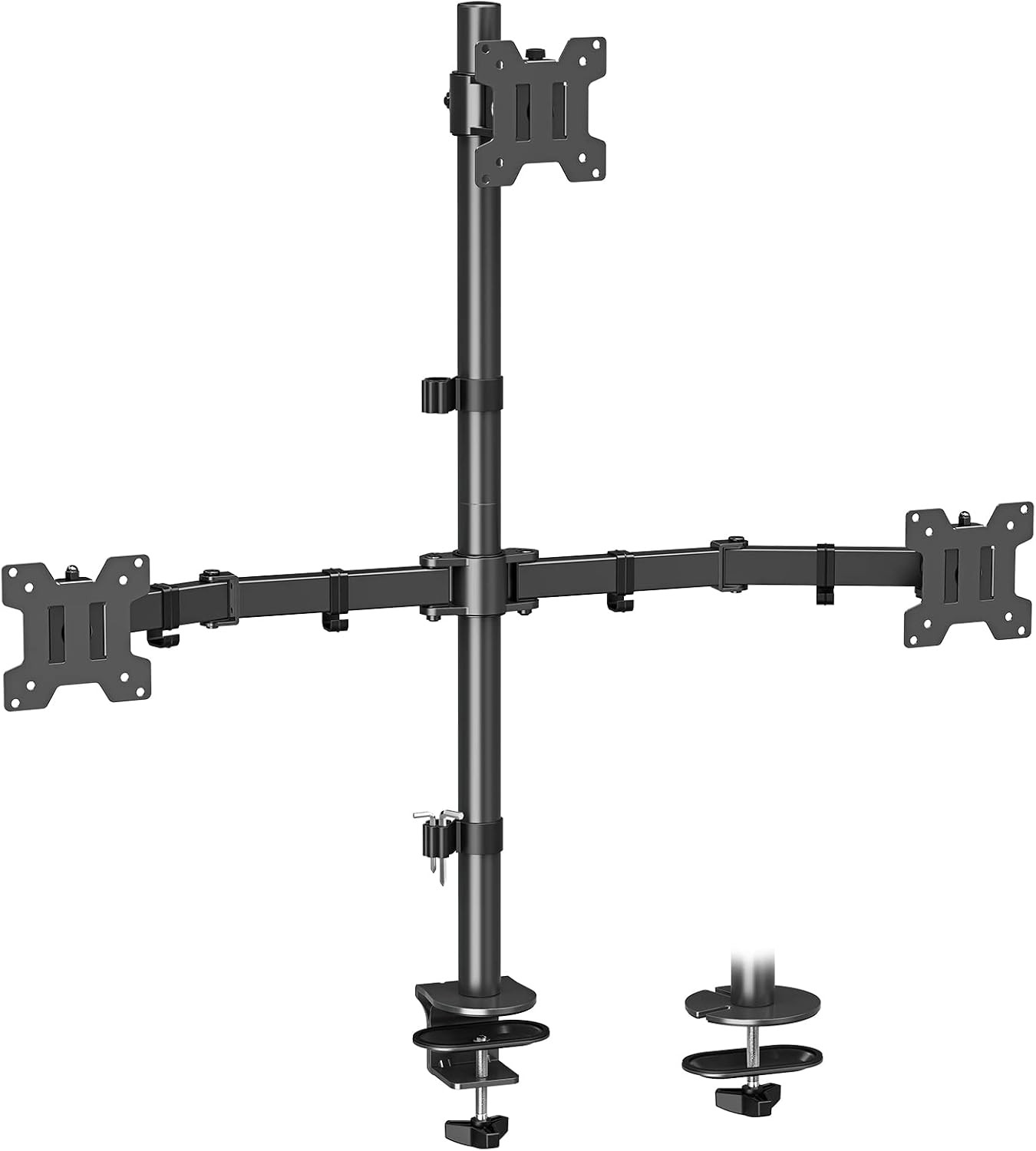 MOUNT PRO Triple Monitor Desk Mount for 3 Screens up to 32 inch VESA Adjustable