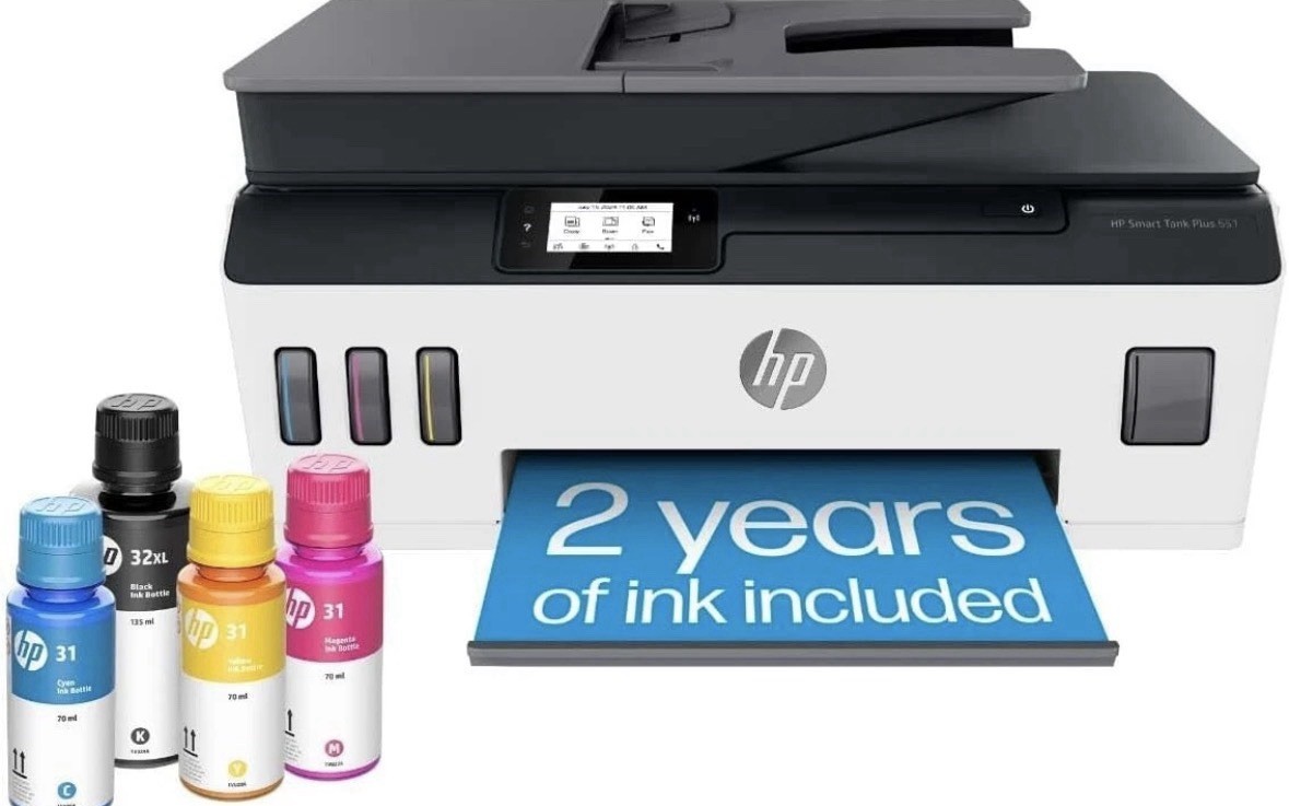 HP Smart Tank Plus 651 All-In-One Color Ink Tank Wireless Printer