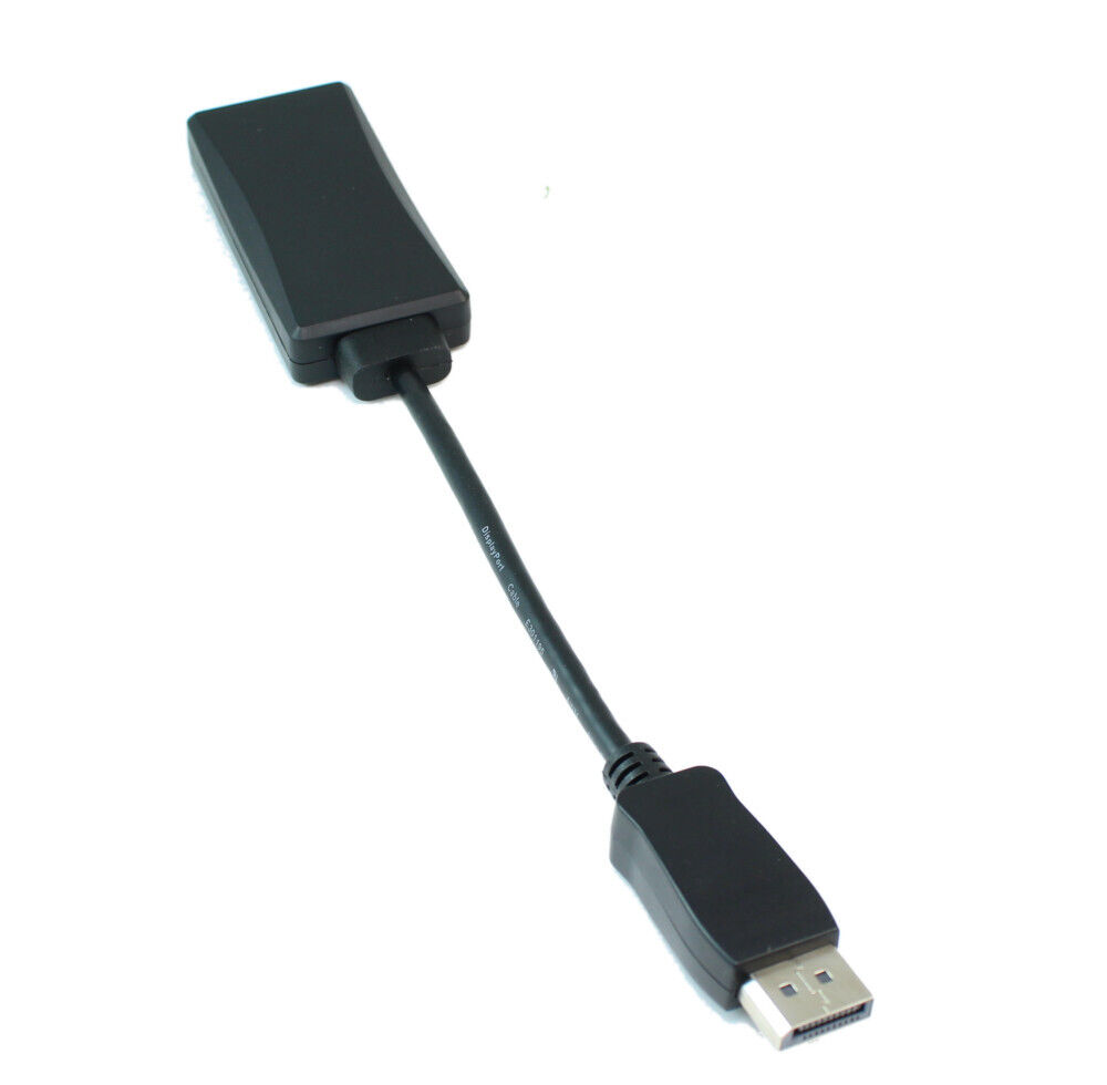 HDMI Female (Source) to DisplayPort Male (Monitor) Adapter  Black