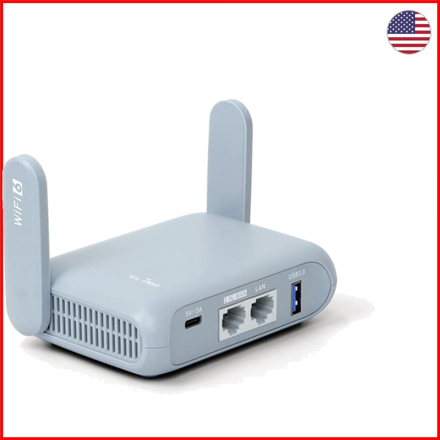 Wi-Fi 6 Travel Router - Beryl AX with 2.5G WAN, Advanced Security Features