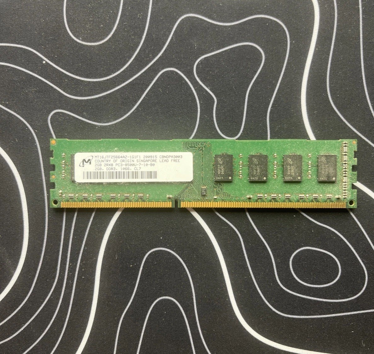 Micron 2GB 2Rx8 PC3-8500U DDR3 1066MHz Desktop RAM unbuffered DIMM TESTED