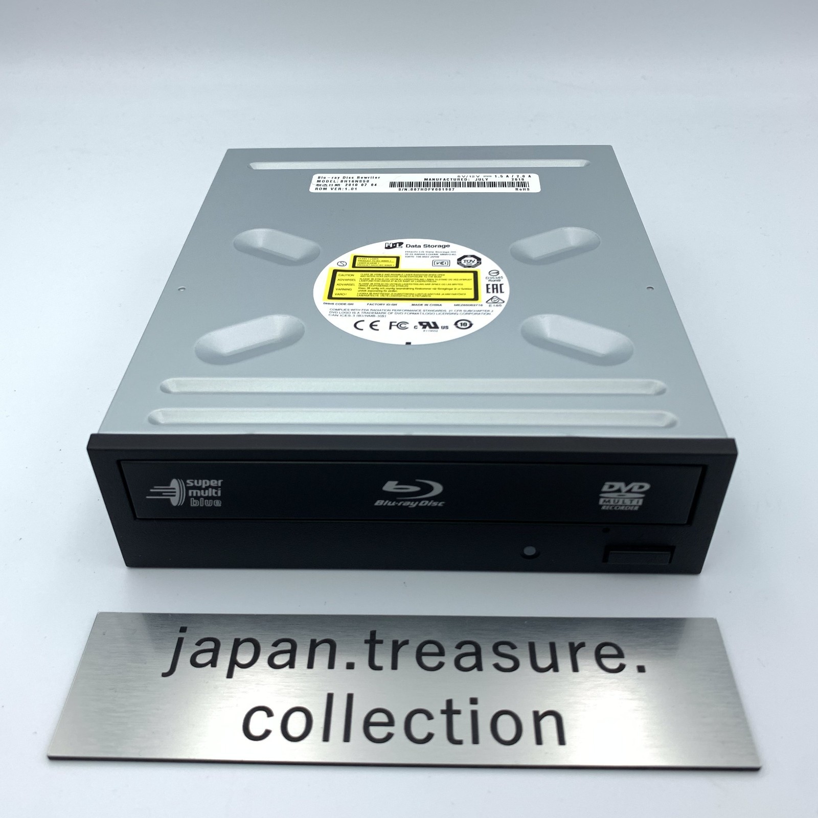 Hitachi-LG BH16NS58 Internal Blu-ray Disc Rewriter SATA BDXL Tested Japan