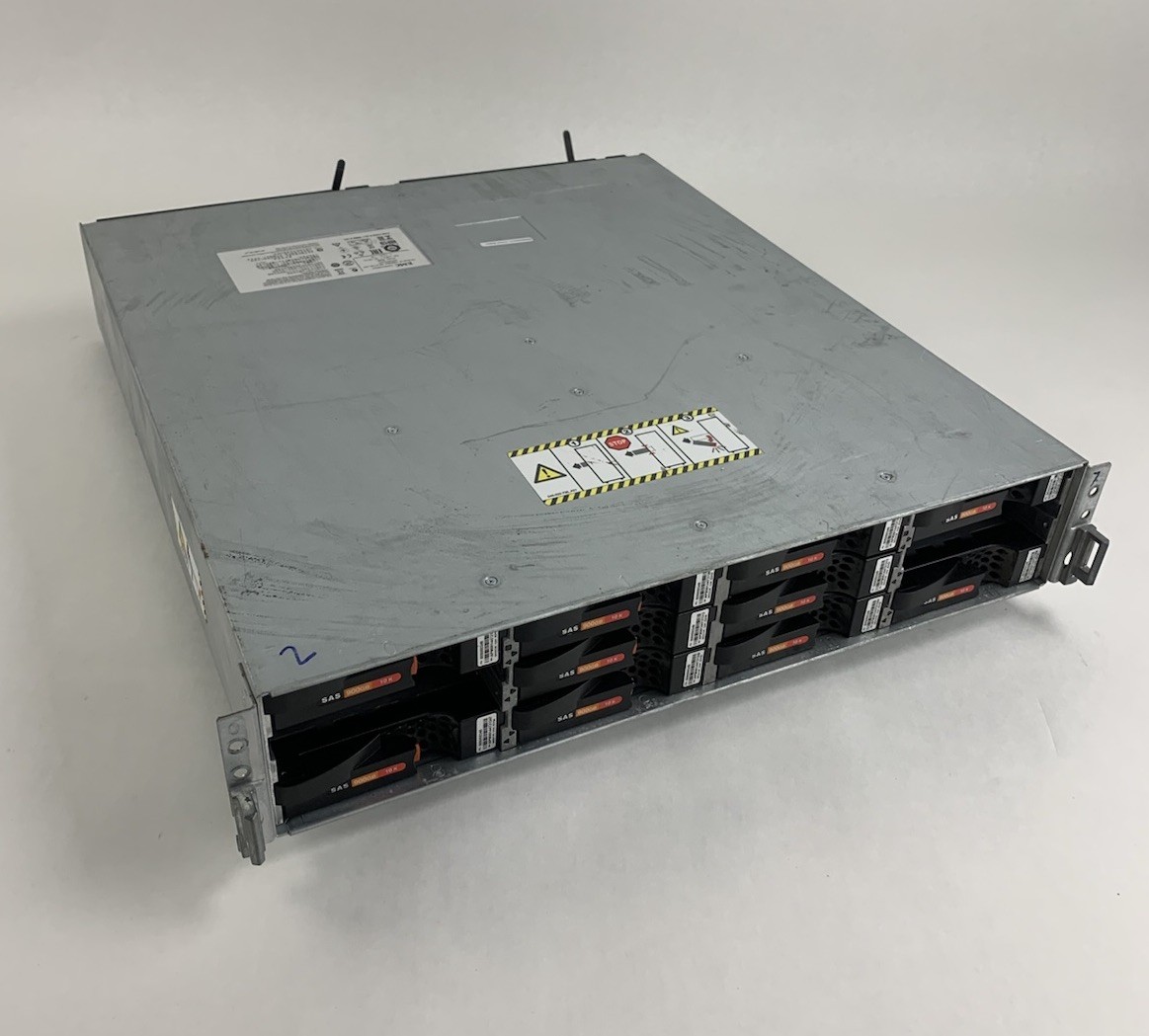 EMC EAE 100-542-104-01 12-Bay Storage Array Missing Two Caddies No Caddy Cover