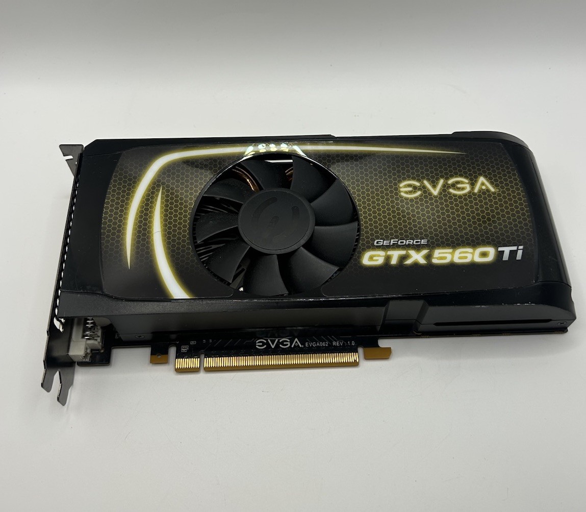 EVGA NVIDIA GeForce GTX 560 Ti 1GB GDDR5 - Good Condition Pulled Working Tested