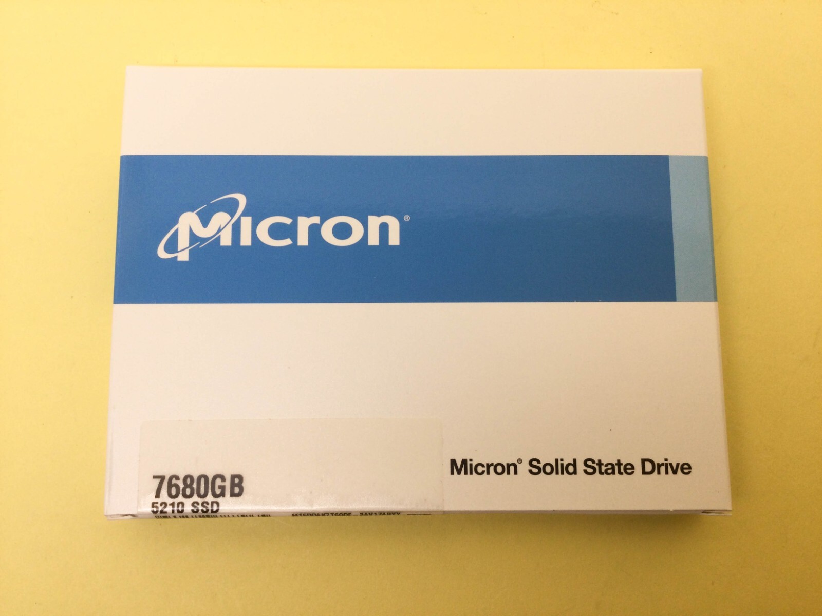 Micron 5210 ION 7.68TB SATA 6Gb/s QLC 2.5" Enterprise SSD MTFDDAK7T6QDE New