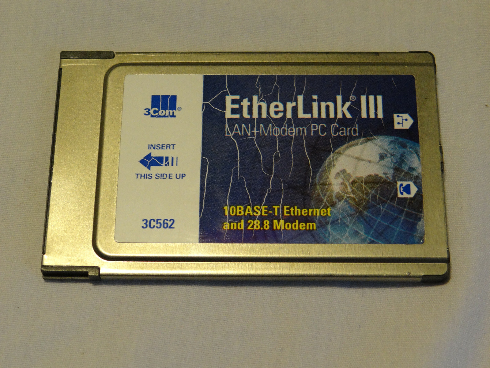 3Com Ethernlink III- PCMCIA Network and Modem Card