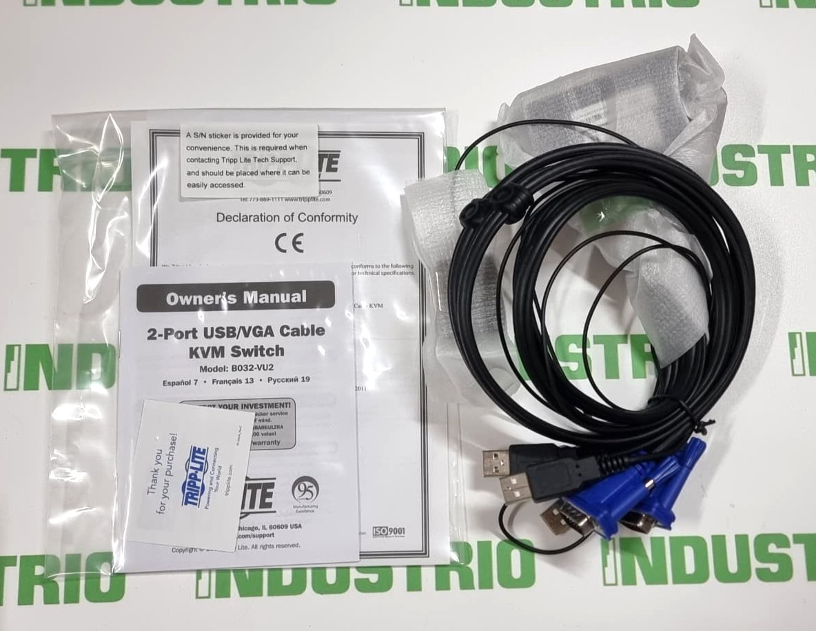 TRIPP LITE B032-VU2 2 Port VGA USB KVM Switch