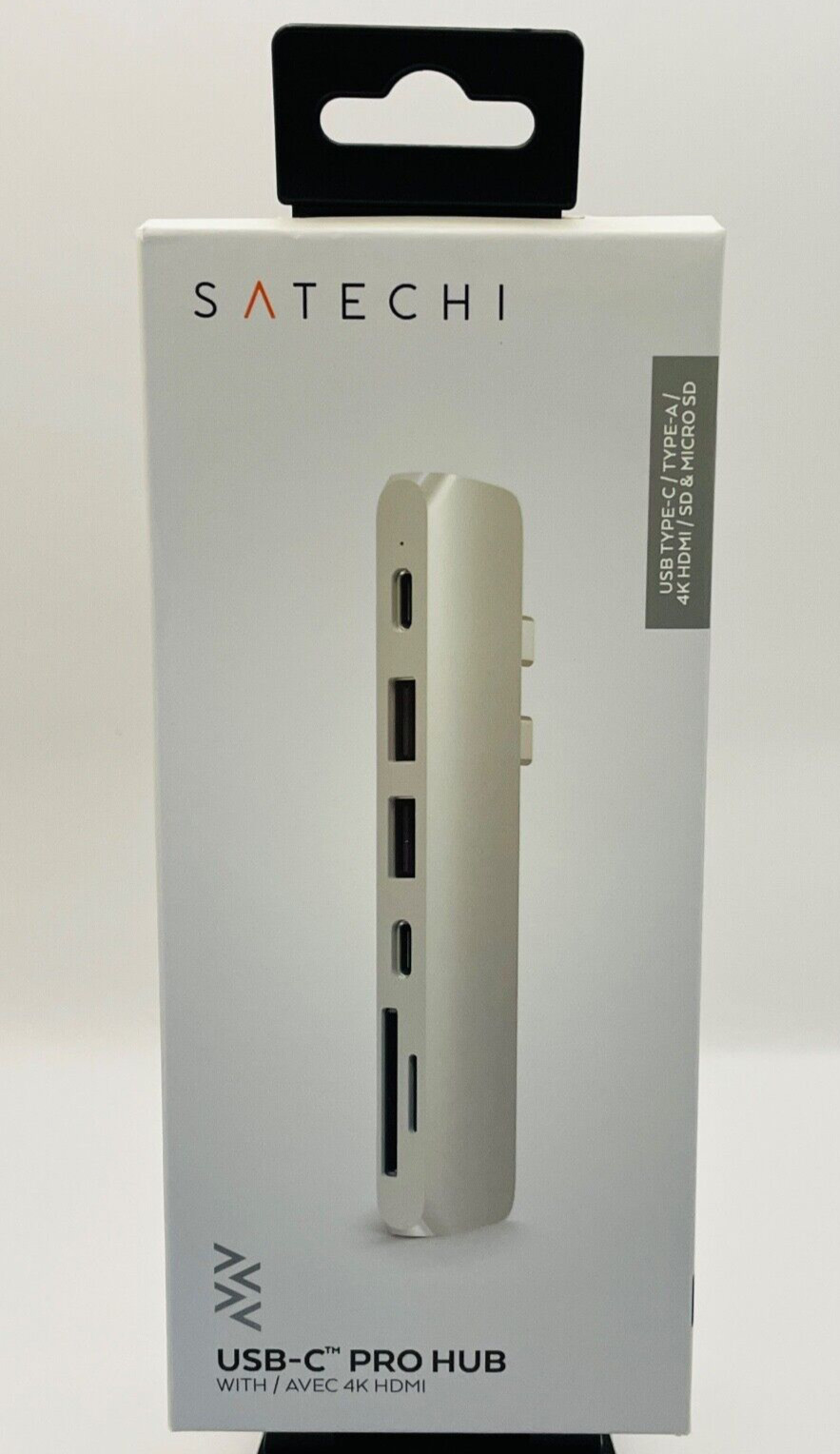 Satechi Type-C Pro Hub Adapter with USB-C PD (40 Gbps), 4K HDMI, USB-C, ST-CMBPS