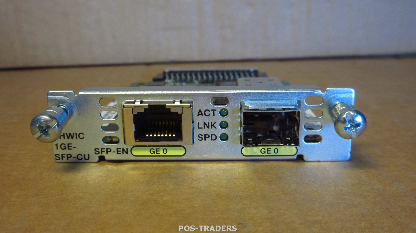 Cisco EHWIC-1GE-SFP-CU V01 Enhanced HWIC Module Card - PULLED FROM CISCO 3925
