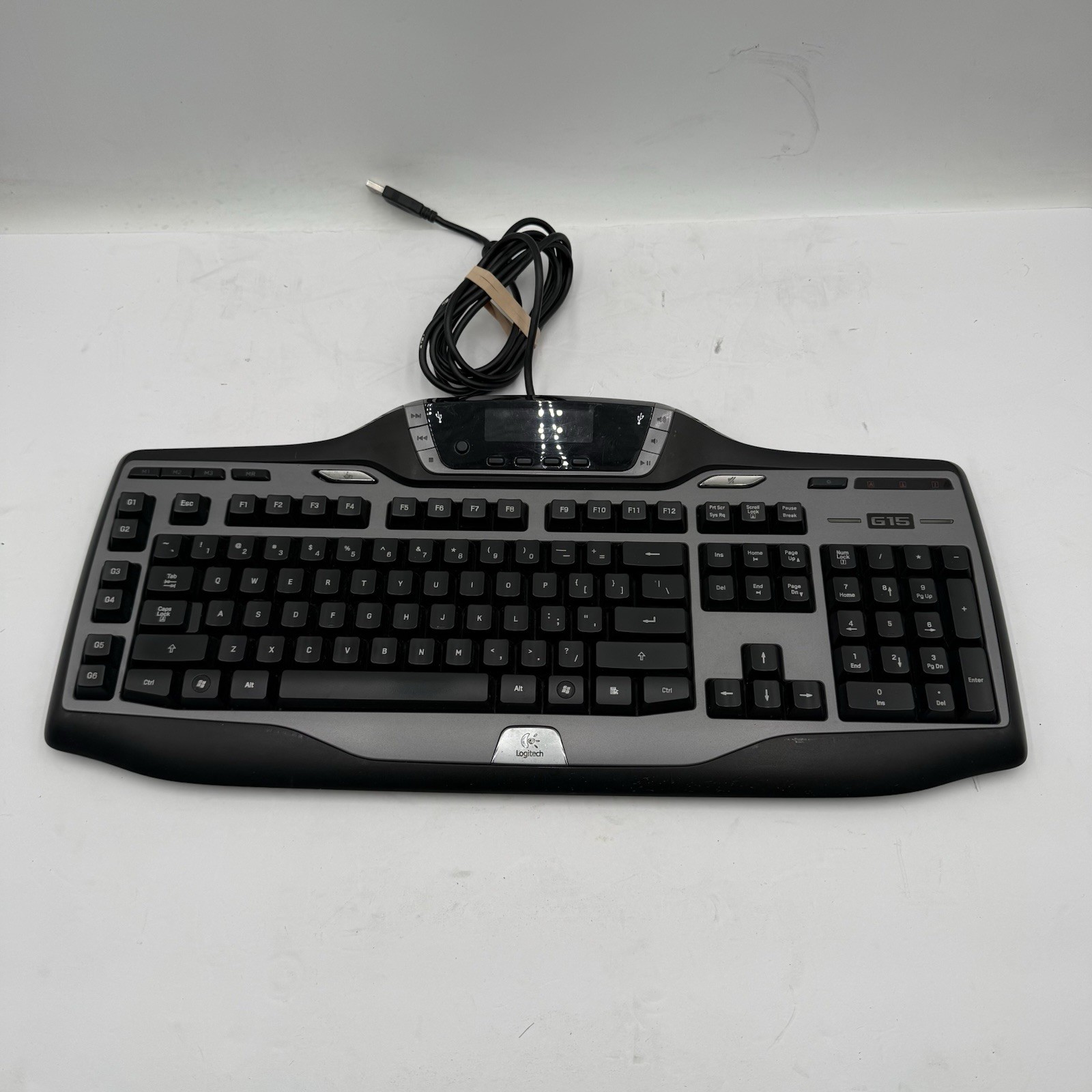 E11 Logitech G15 Gaming Keyboard USB Wired Model Y-UW92 Tested & Fast Ship