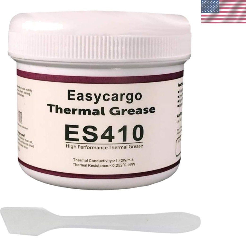 200gr Thermal Paste Kit, Conductive Grease, Heatsink White Silicone Carbon Co...