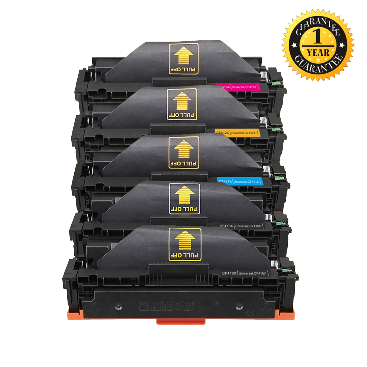 5 High Yield For HP CF410X -3X Pro MFP M452dw M452dn M477fnw Toner Cartridge Set