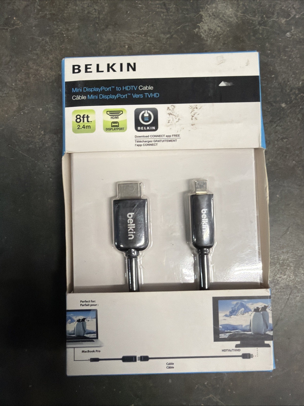 Belkin Mini DisplayPort to HDMI Cable - 8ft