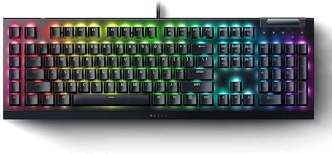 Razer BlackWidow V4 X Mechanical Gaming Keyboard RGB USB Certified Refurbished