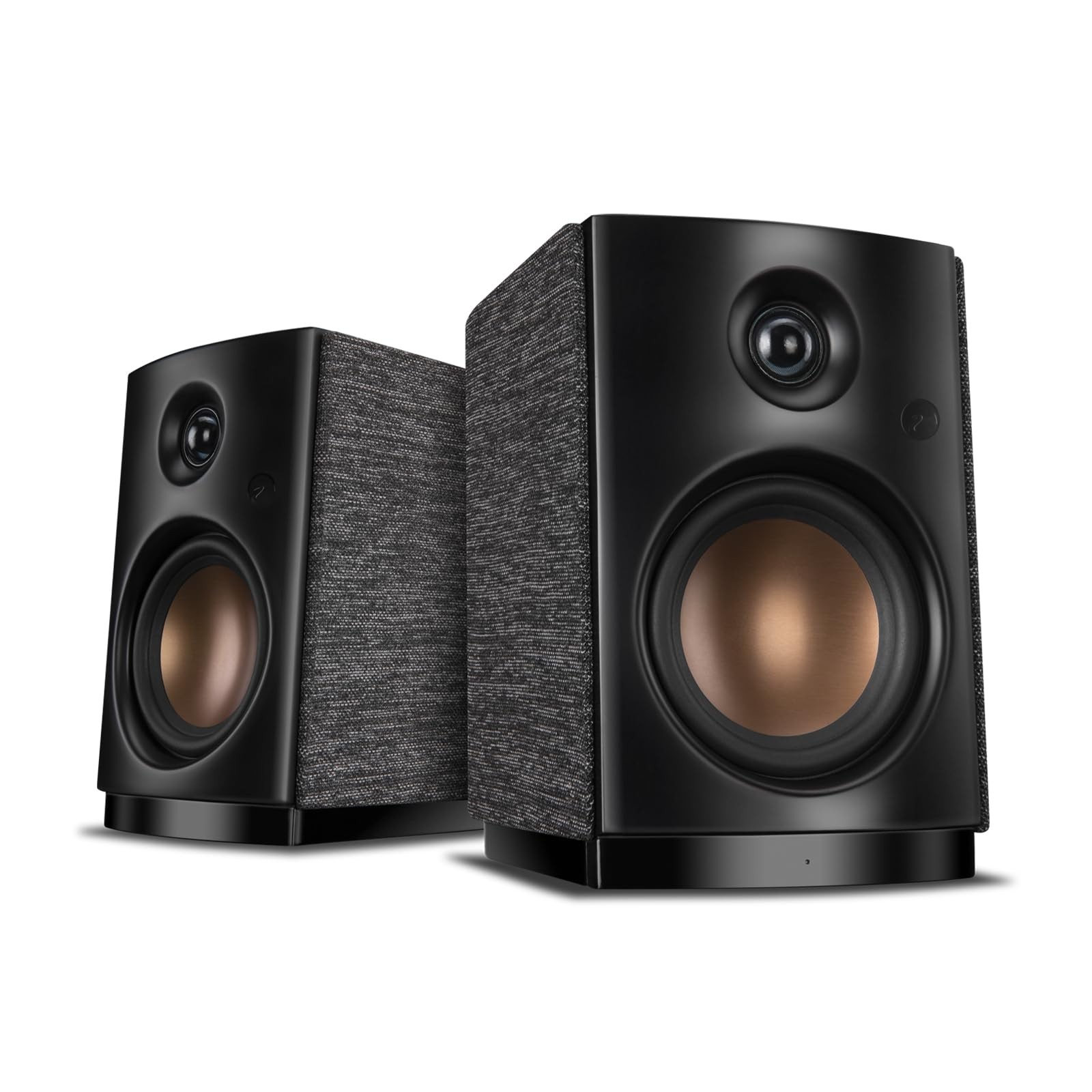 HiVi-Swans OS-10 HiFi Stereo Speakers, Bluetooth 5.0 Active Black and Grey