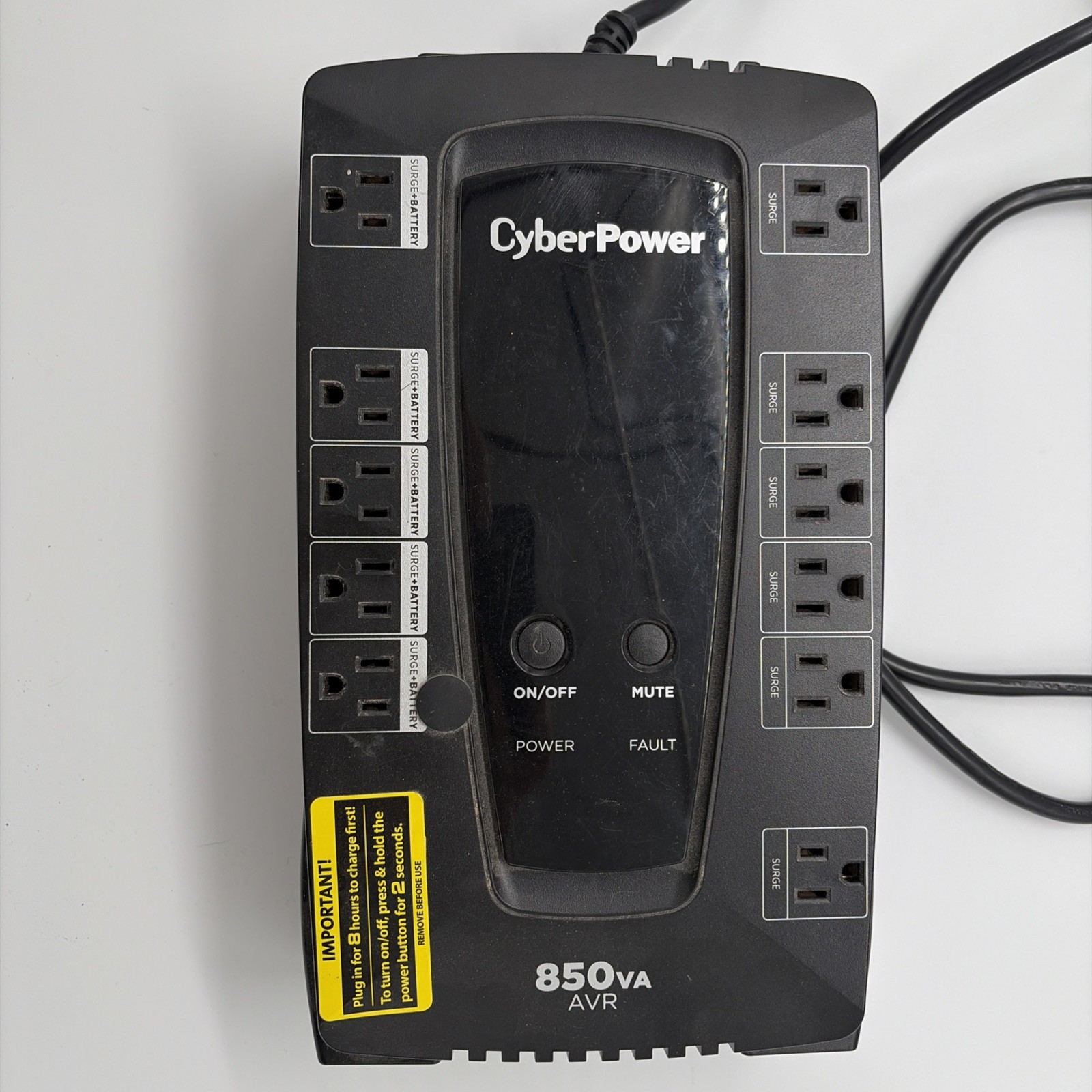 CyberPower LE850G 850VA UPS Battery Backup AVR Surge Protector - Parts/Rep