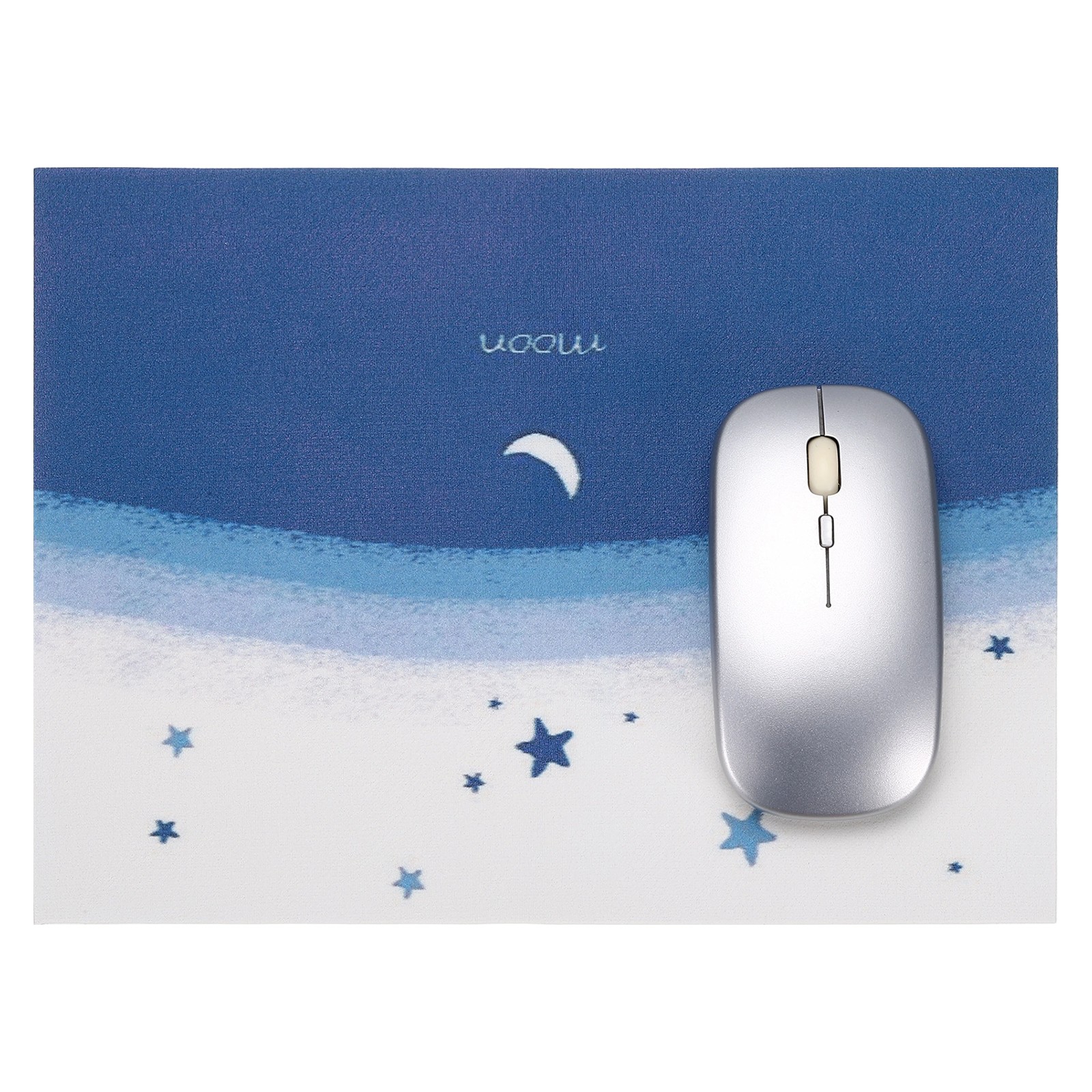Painting Mouse Pad 13.6 x 10.4" Non-Slip Rubber Mouse Mat Blue Moon