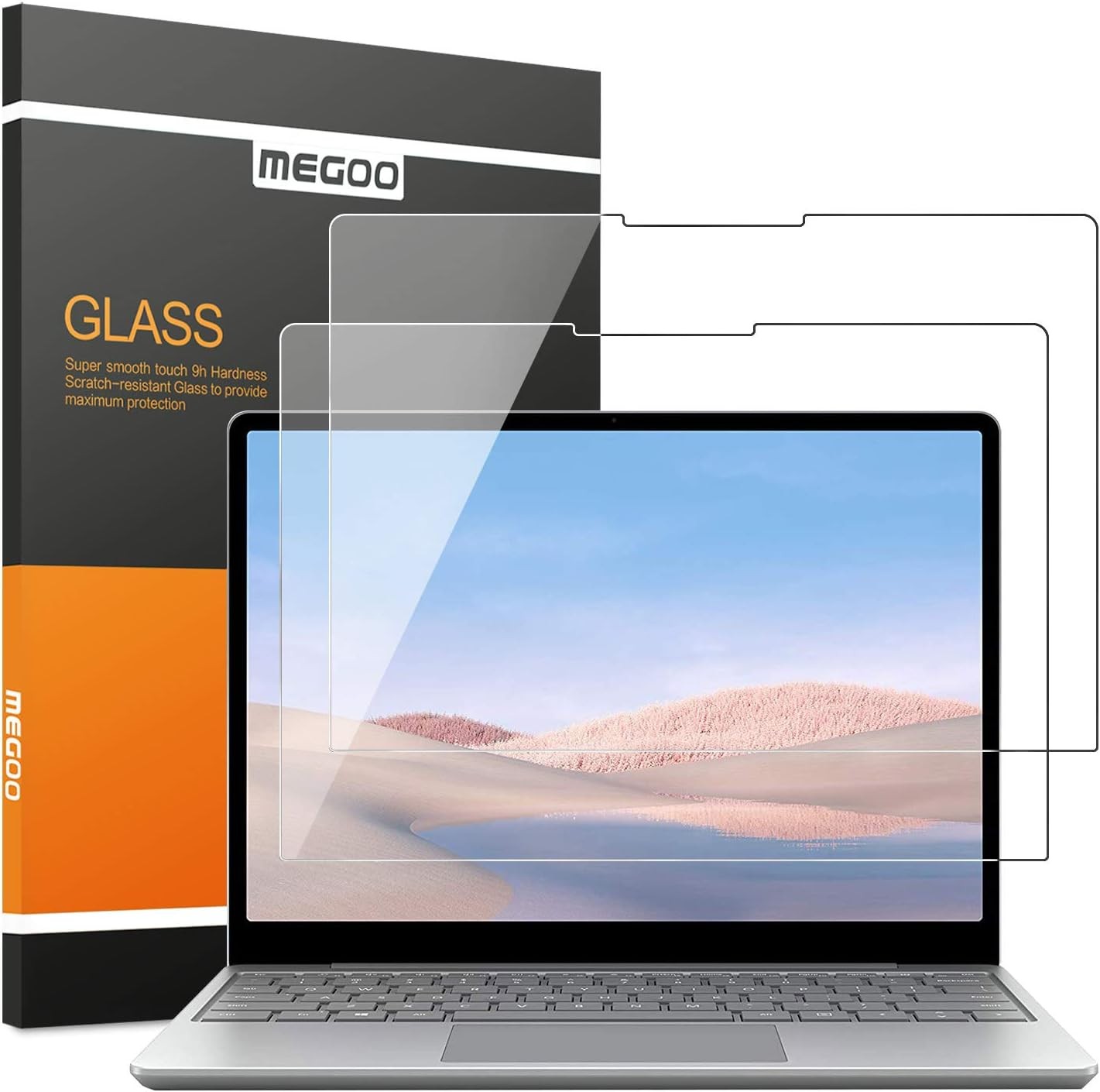 Screen Protector for Surface Laptop Go 3/2/1 12.4 Inch - 2-Pack