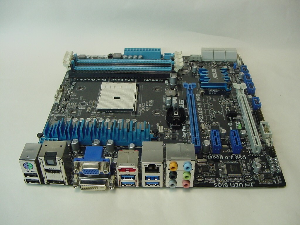 ASUS F2A85-M PRO MOTHERBOARD - NO I/O SHIELD OR CMOS BATTERY