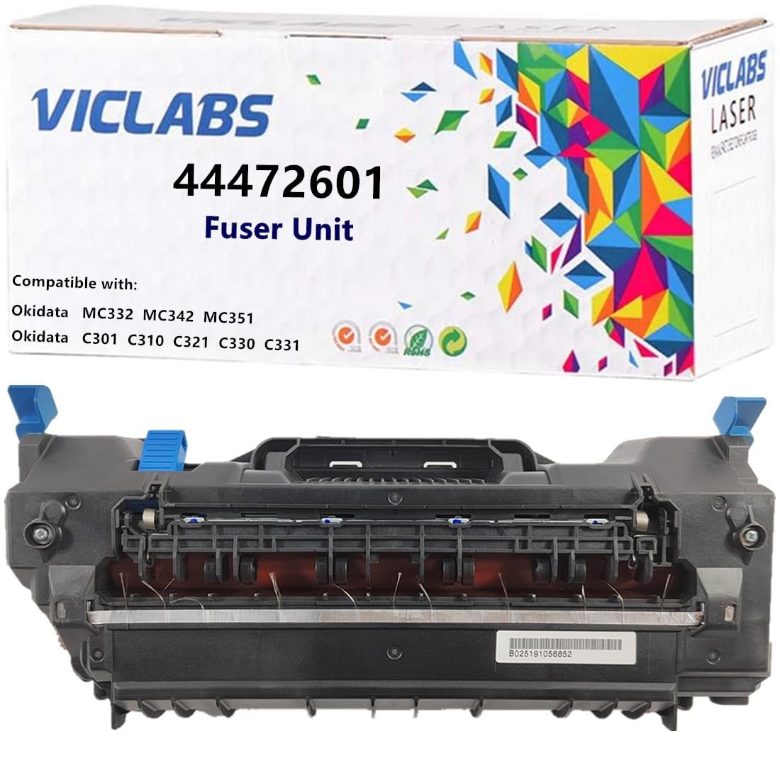 VICLABS 44472601 fuser Replacement for Okidata 44472601 Unit use...