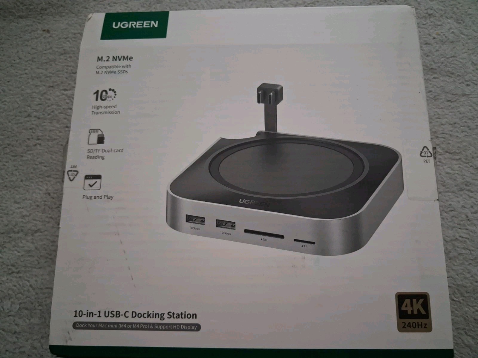 UGREEN 10 in 1 USB-C Docking Station for Mac Mini M4