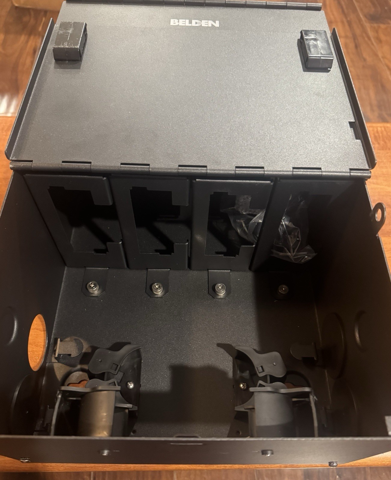 Belden FiberExpress Ultra High-Density Wall-Mount Fiber Patch Panel AX106817