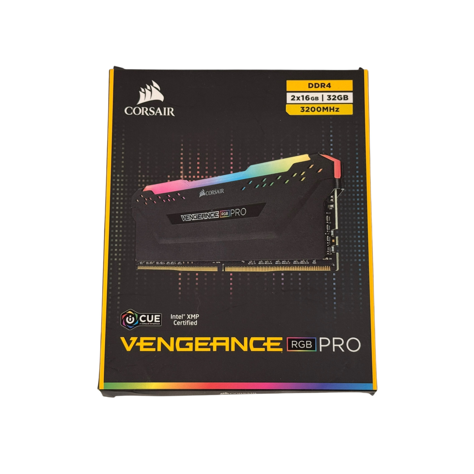 Corsair Vengeance RGB Pro 32GB (2x16GB) DDR4 3200MHz CL16 RAM CMW32GX4M2C3200C16