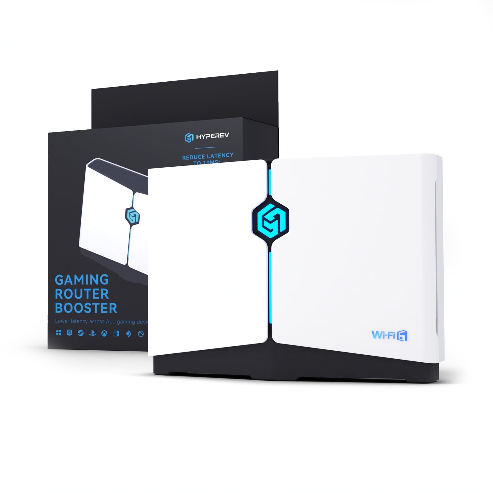 HYPEREV PRO WiFi6 Gaming Router NIT-GU-07-HR with 1-Year Booster VIP for