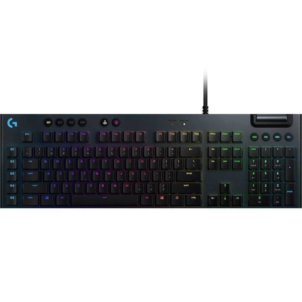 Logitech G815 LIGHTSYNC RGB Mechanical Gaming Keyboard with Low Profile GL Click