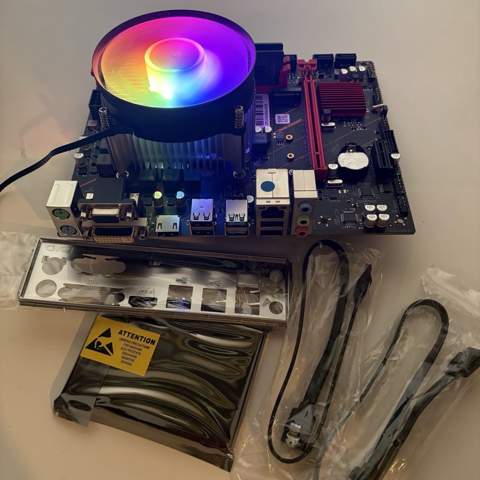 Intel Core i7-6700 Gaming PC Motherboard CPU RAM Combo SSD Windows 11 RGB