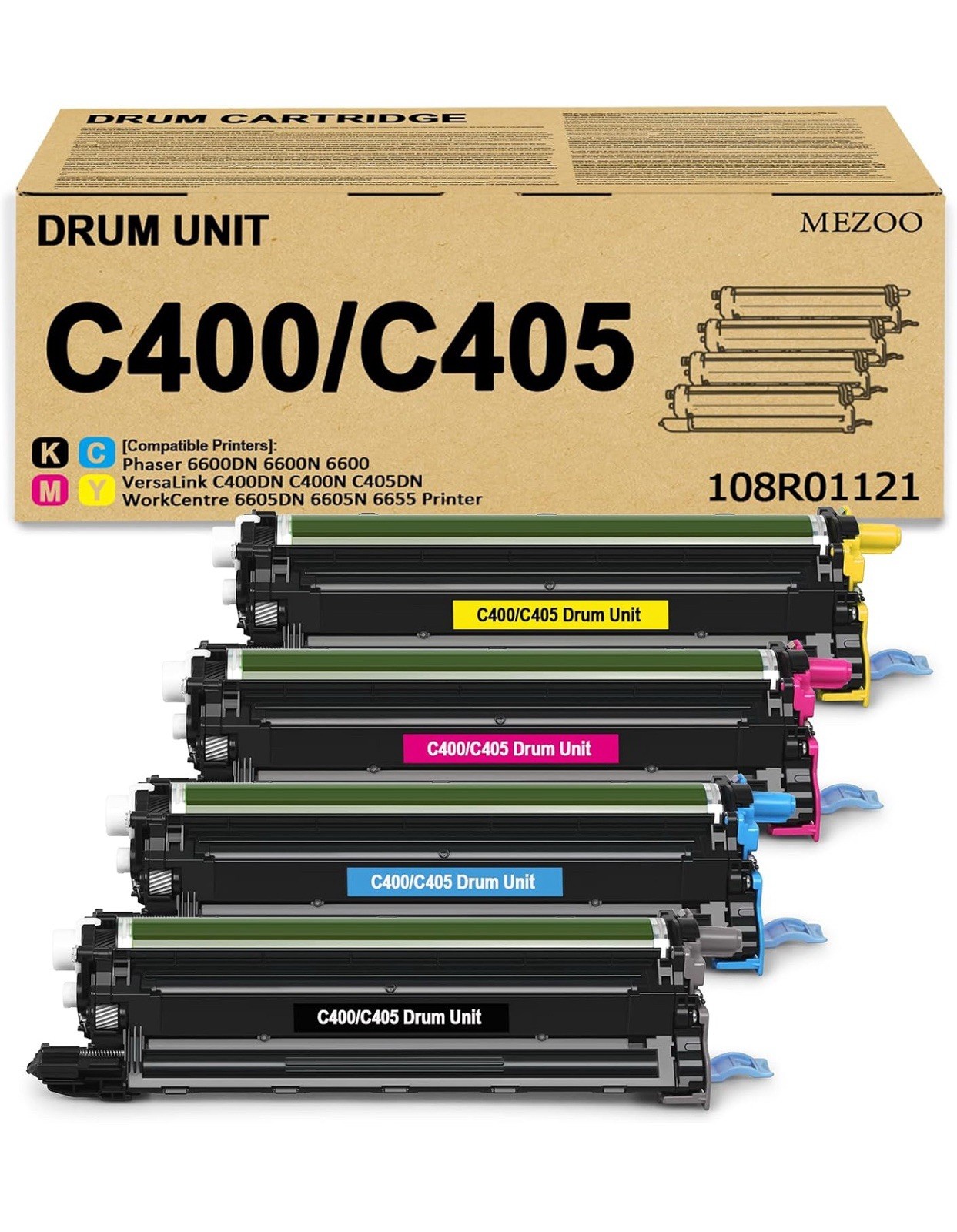 Xerox Versalink C400/C405 Drum Unit Ink Cartridge- 4 PK BK/C/M/Y