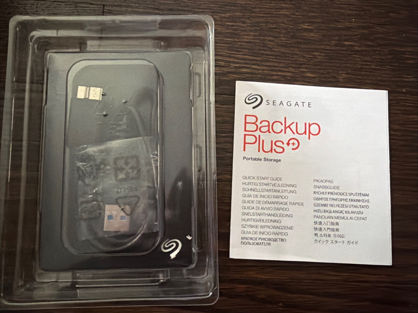 Seagate Backup Plus 2TB Portable External Hard Drive Black USB 3.0