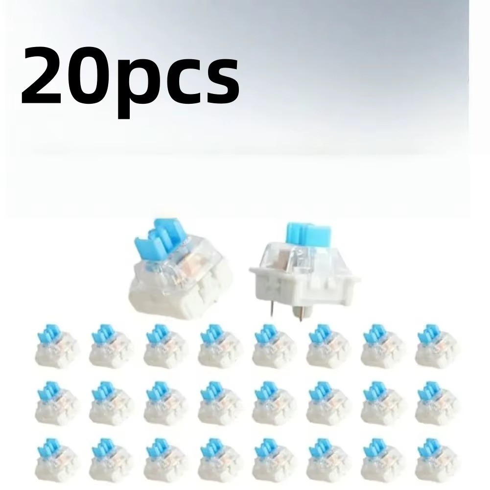 100Pcs Keyboard Clicker,Mechanical,3 Pin Clicky Switches,Clickers for 3D Prints,