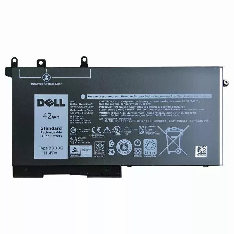 NEW OEM 42Wh 3DDDG Battery For Dell Latitude 15 E5280 E5480 E5490 5495 5580 5590