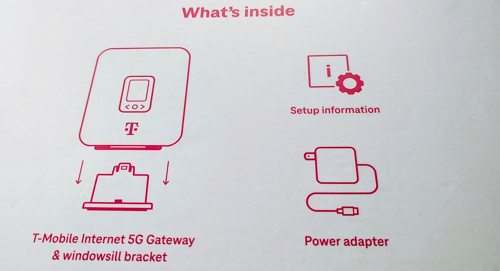 T-Mobile 5G Wi-Fi Hotspot Modem Gateway TMO-G4AR White FMNT033AX000J