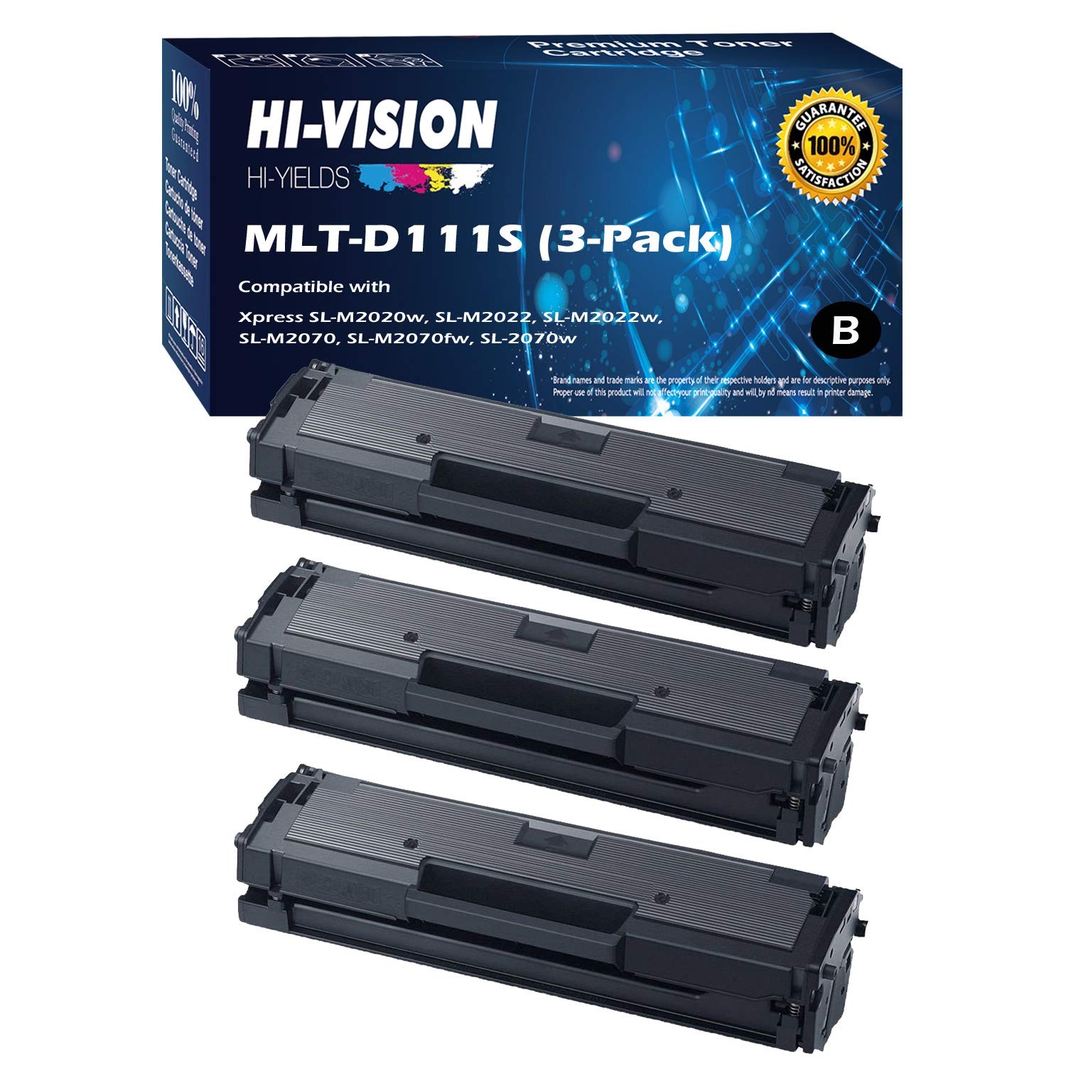 HI-VISION HI-YIELDS Compatible Toner Cartridge Replacement Samsung MLT-D111S (