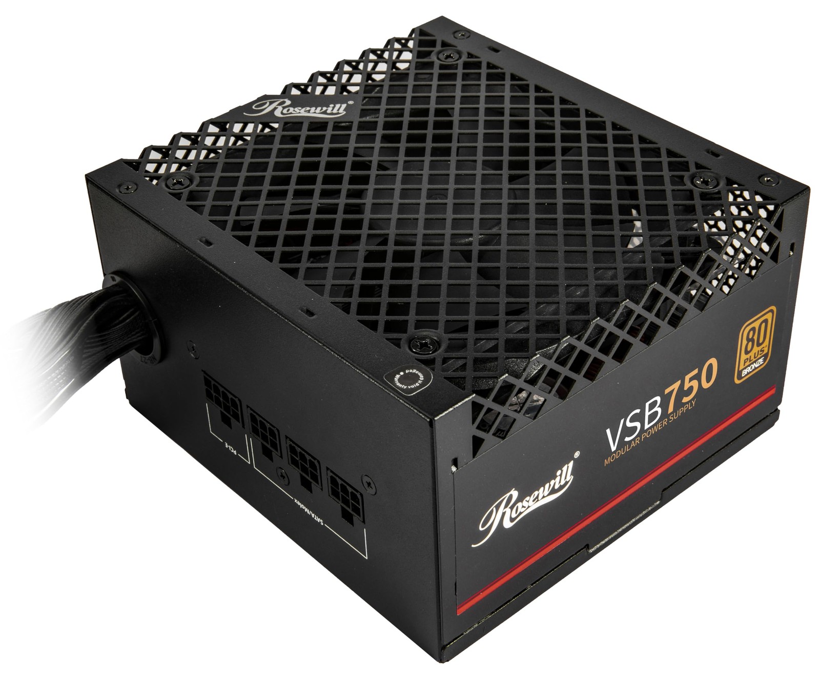 Rosewill VSB 750W 80+ Bronze, ATX 3.0 & 3.1 Compatible, Semi-Modular Power Su...