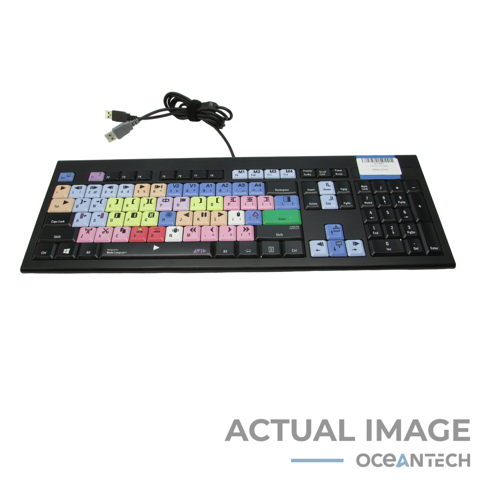 LogicKeyboard KB-PCBWH Avid Media Composer Keyboard for PC