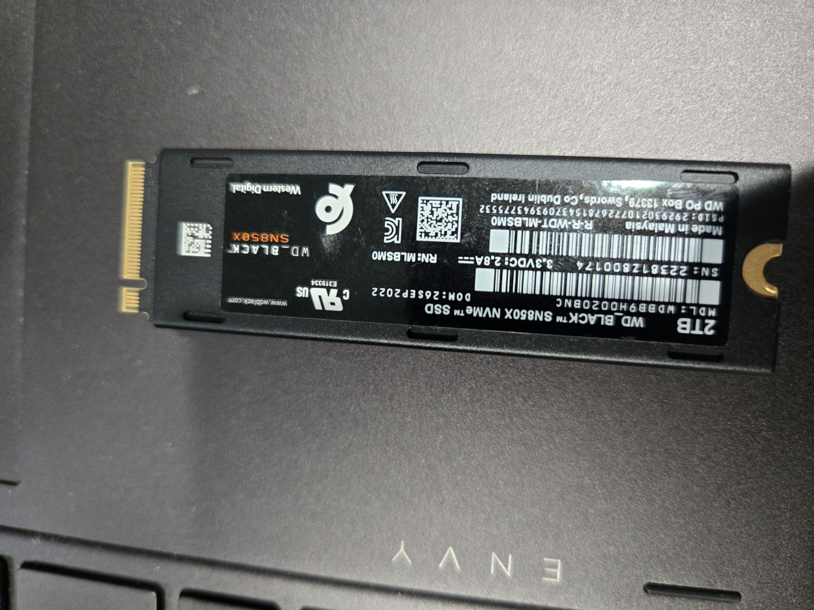 WD_BLACK 2TB SN850X NVMe PS5 PLAYSTATION PC Internal SSD 2Tb Western Digital