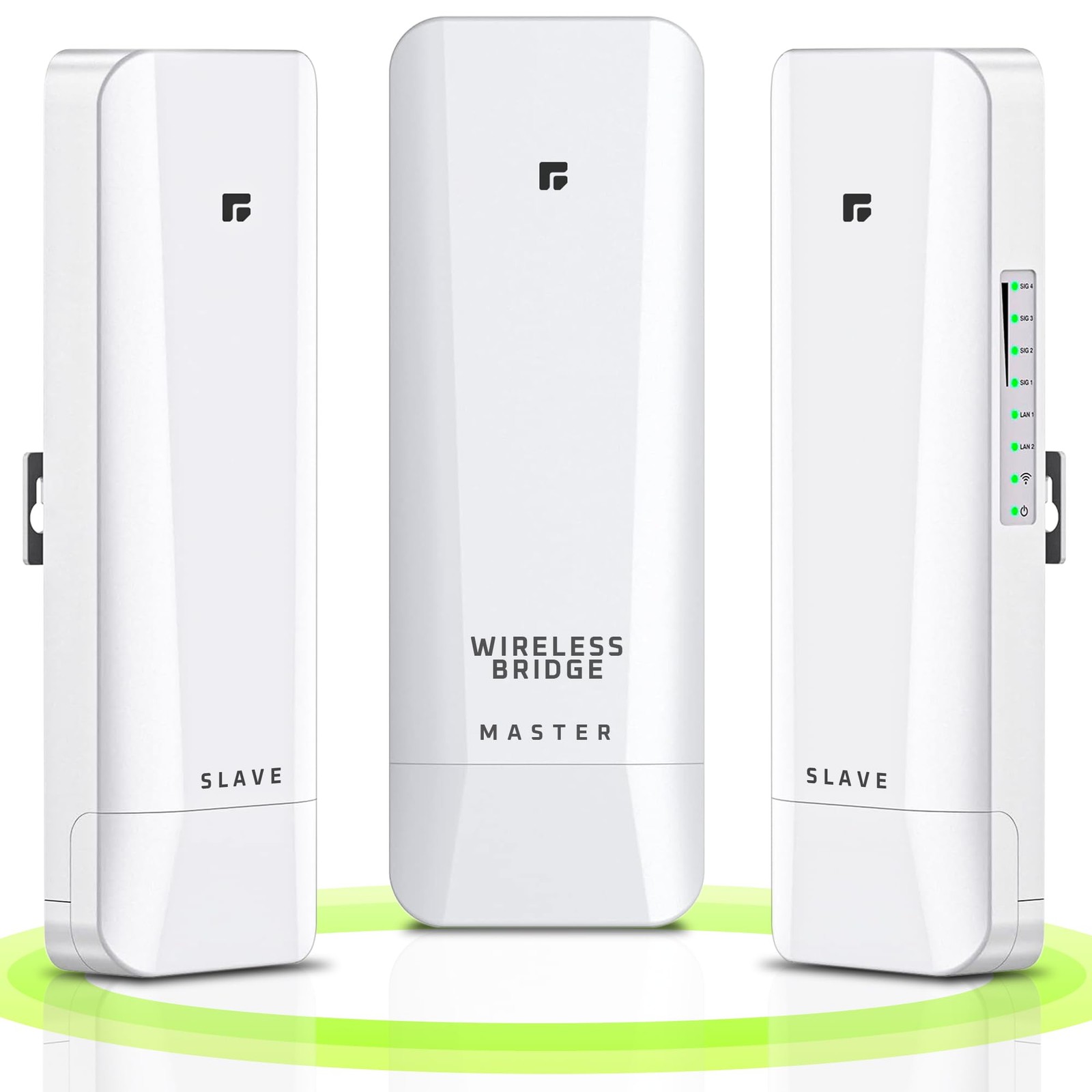 Wireless Bridge Point to Point/Multipoint 3 Pack, 5.8GHz Outdoor Wireless Bri...