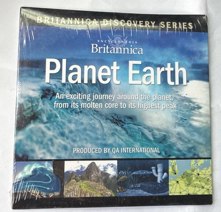Planet Earth Britannica Discovery Series CD-ROM Windows / Mac NEW SEALED
