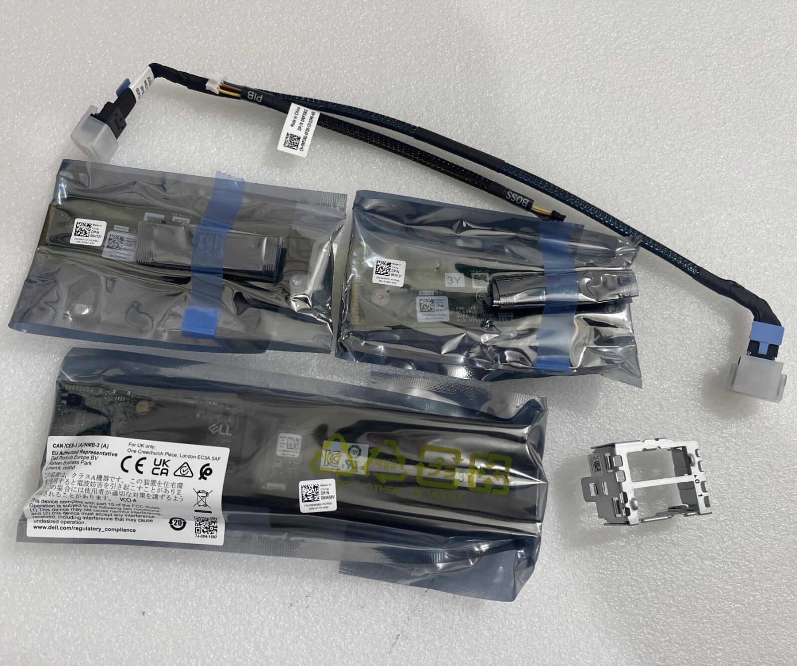 New For Dell PowerEdge R760xs BOSS N1 PCIE 2X M.2 Slots Card w/Cable WW56V KH121