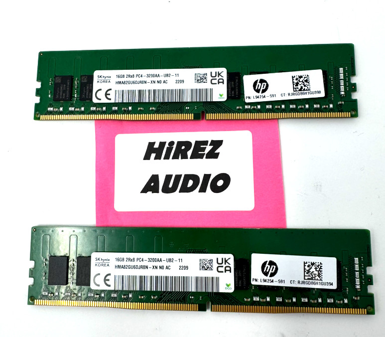 New Authentic HP OEM SK Hynix 32GB (2x 16GB) 3200AA DDR4 Memory
