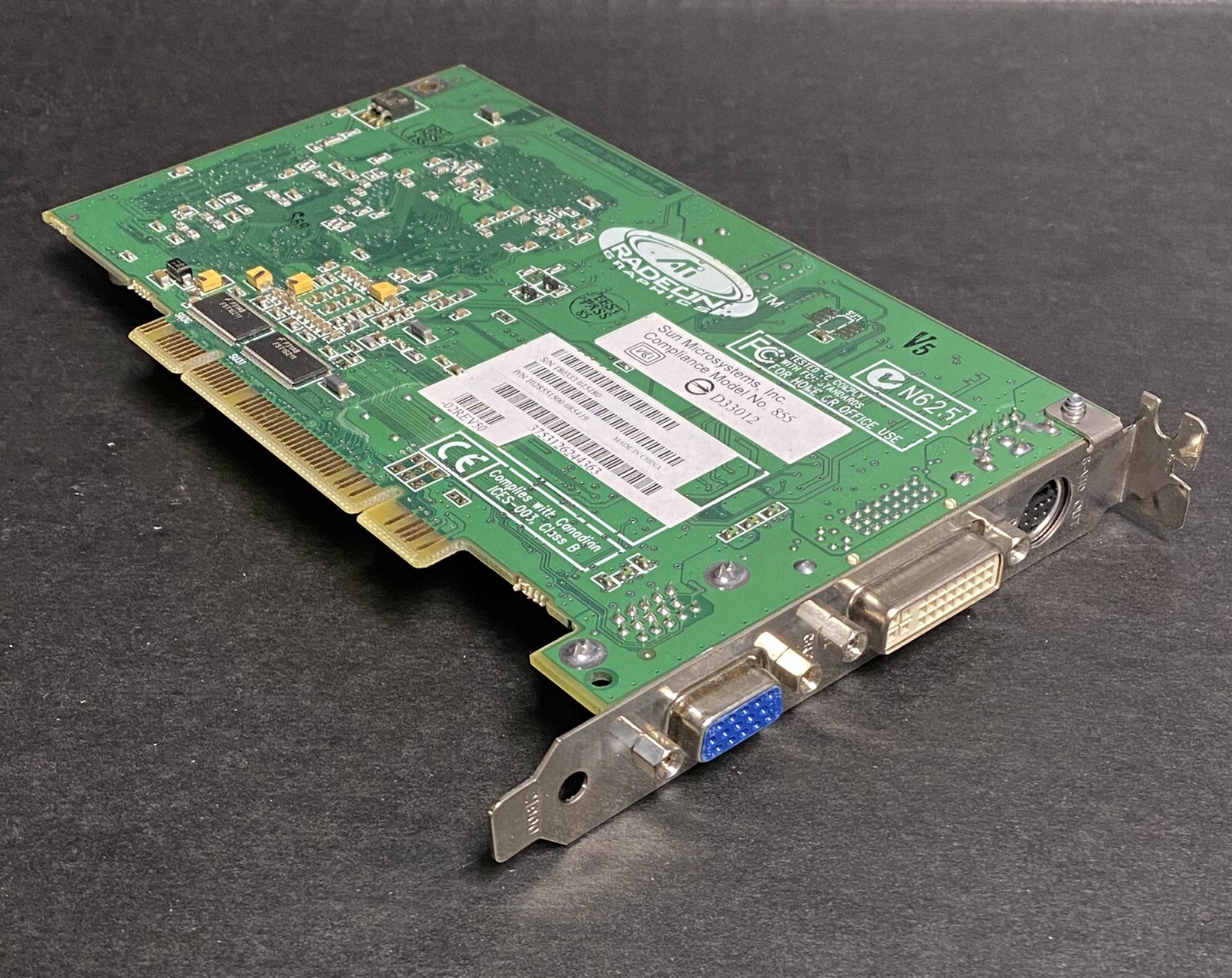 Sun 375-3126 XVR-100 32MB 24-Bit Color Frame Buffer, Graphics Accelerator X3769A
