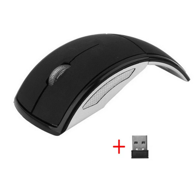 Portable  Wireless Mouse,  2.4GHz Silent with USB Receiver, Optical USB Mouse