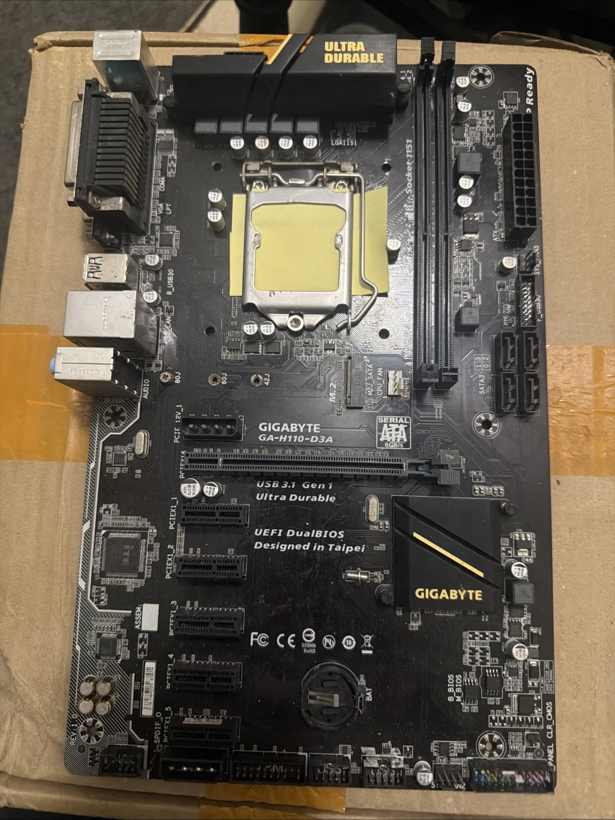 GIGABYTE GA-H110-D3A LGA 1151 Intel Motherboard